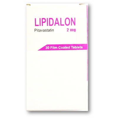 LIPIDALON 2 MG ( PITAVASTATIN ) 30 FILM-COATED TABLETS